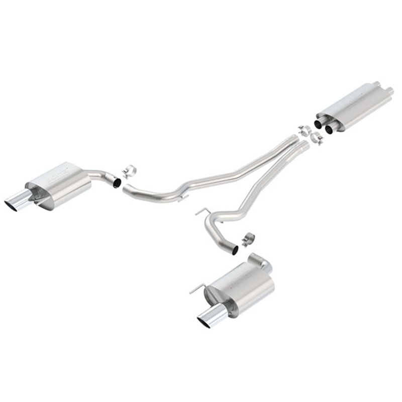 BORLA | Touring Cat-Back™ Exhaust System - Mustang 5.0L 2015-2017 BORLA Cat-Back Exhausts