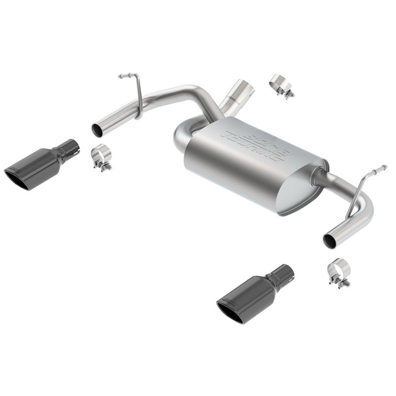 BORLA | Touring Axle-Back Exhaust System - Wrangler (JK) 3.6L 2012-2018 BORLA Axle-Back Exhausts