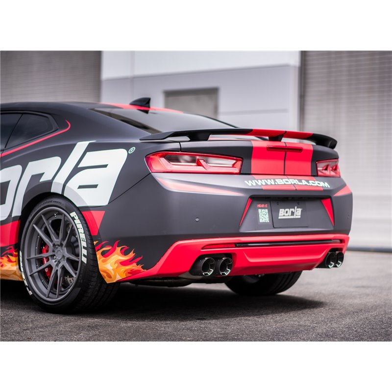 BORLA | ATAK® Axle-Back Exhaust System - Camaro 6.2L 2016-2023 BORLA Axle-Back Exhausts