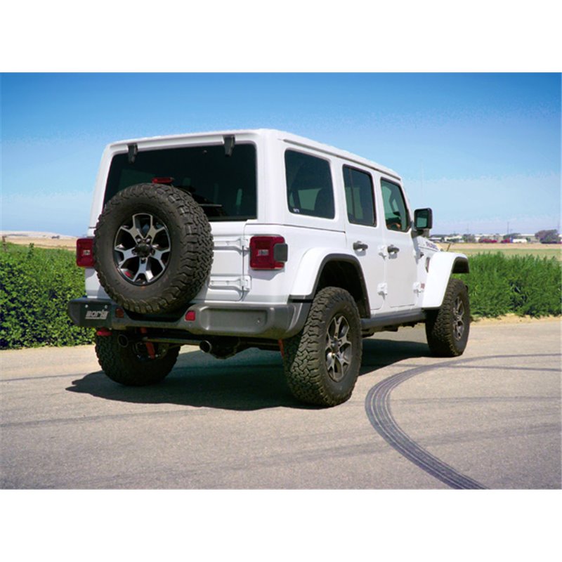 BORLA | S-Type Axle-Back Exhaust System - Wrangler (JL) 2.0T 2018-2022 BORLA Axle-Back Exhausts