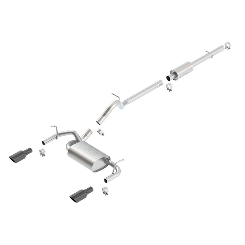 BORLA | Touring Cat-Back™ Exhaust System - Wrangler (JK) 3.6L 2012-2018 BORLA Cat-Back Exhausts