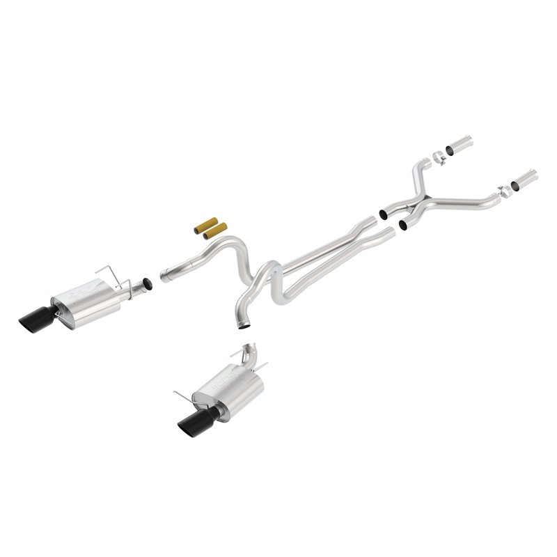 BORLA | ATAK® Cat-Back™ Exhaust System - Mustang 5.0L 2013-2014 BORLA Cat-Back Exhausts