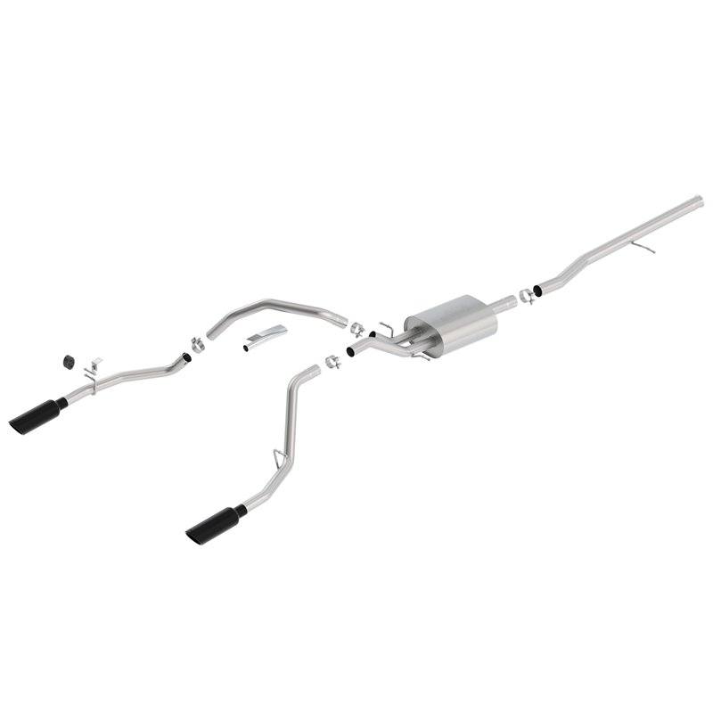 BORLA | S-Type Cat-Back™ Exhaust System - Silverado 1500 / Silverado 1500 LD / Sierra 1500 / Sierra 1500 Limited 5.3L 2014-20...