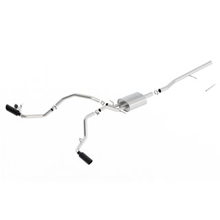 BORLA | ATAK® Cat-Back™ Exhaust System - Silverado 1500 / Silverado 1500 LD / Sierra 1500 / Sierra 1500 Limited 5.3L 2014-201...