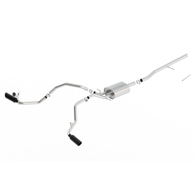 BORLA | ATAK® Cat-Back™ Exhaust System - Silverado 1500 / Silverado 1500 LD / Sierra 1500 / Sierra 1500 Limited 5.3L 2014-201...