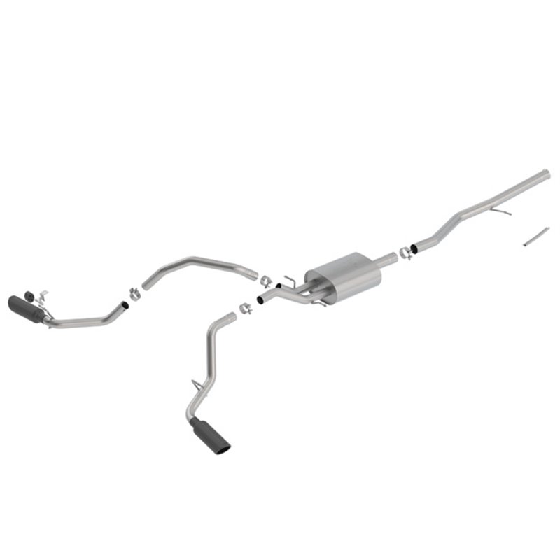 BORLA | ATAK® Cat-Back™ Exhaust System - Silverado 1500 / Sierra 1500 5.3L 2014-2018 BORLA Cat-Back Exhausts