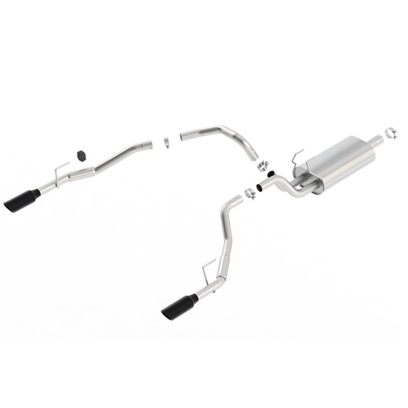 BORLA | Touring Cat-Back™ Exhaust System - Ram 1500 / Classic 5.7L 2009-2022 BORLA Cat-Back Exhausts
