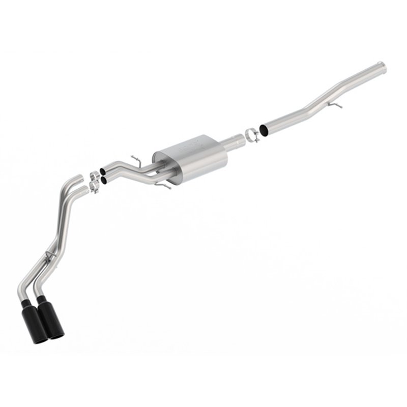 BORLA | ATAK® Cat-Back™ Exhaust System - Silverado 1500 / Sierra 1500 6.2L 2014-2018 BORLA Cat-Back Exhausts