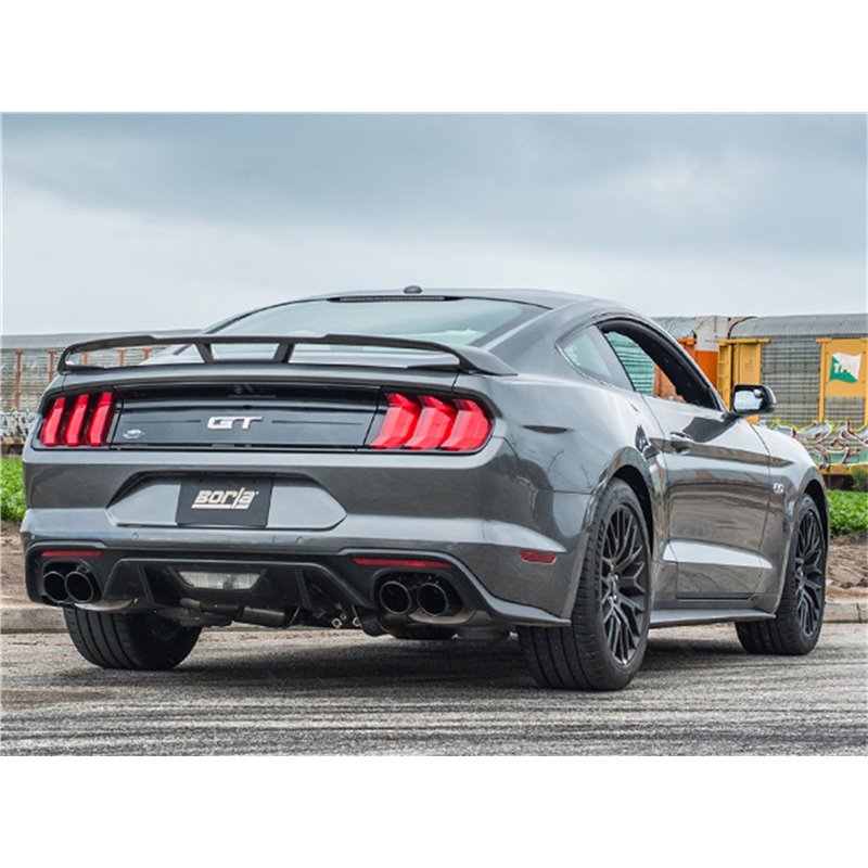 BORLA | S-Type Cat-Back™ Exhaust System - Mustang GT / GT Premium 5.0L 2018-2019 BORLA Cat-Back Exhausts