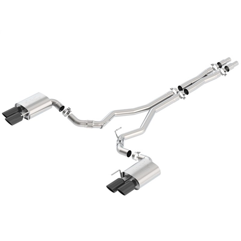 BORLA | ATAK® Cat-Back™ Exhaust System - Mustang GT / GT Premium 5.0L 2018-2019 BORLA Cat-Back Exhausts