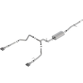 BORLA | Cat-Back™ Exhaust System - Silverado 1500 / Sierra 1500 5.3L 2019-2020 BORLA Cat-Back Exhausts