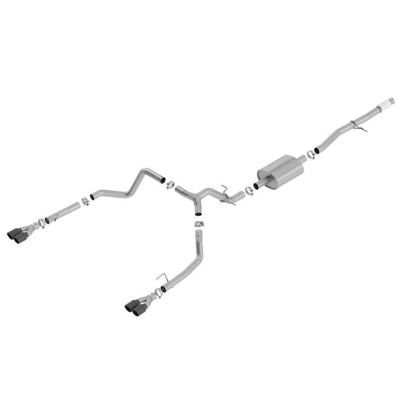 BORLA | Cat-Back™ Exhaust System - Silverado 1500 / Sierra 1500 5.3L 2019-2020 BORLA Cat-Back Exhausts