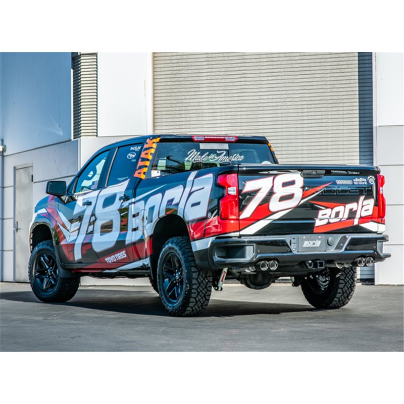 BORLA | Touring Cat-Back™ Exhaust System - Silverado 1500 / Sierra 1500 6.2L 2019-2020 BORLA Cat-Back Exhausts
