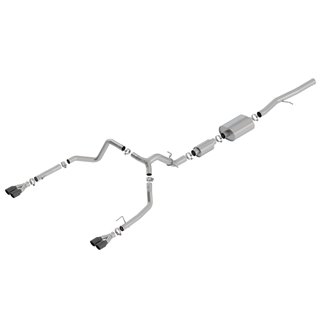 BORLA | S-Type Cat-Back™ Exhaust System - Silverado 1500 / Sierra 1500 6.2L 2019-2020 BORLA Cat-Back Exhausts