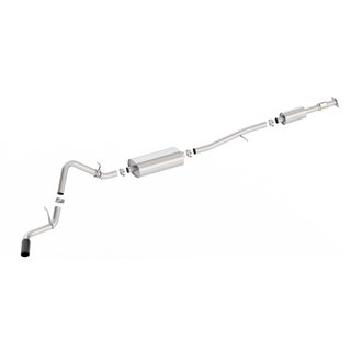 BORLA | S-Type Cat-Back™ Exhaust System - Silverado 1500 / Sierra 1500 2.7T 2019-2020 BORLA Cat-Back Exhausts