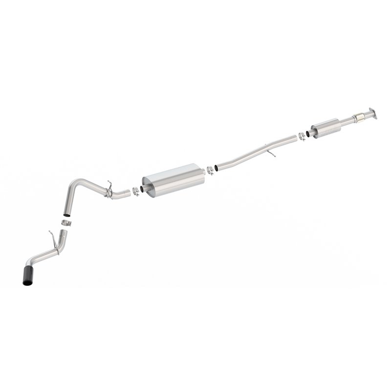 BORLA | S-Type Cat-Back™ Exhaust System - Silverado 1500 / Sierra 1500 2.7T 2019-2020 BORLA Cat-Back Exhausts