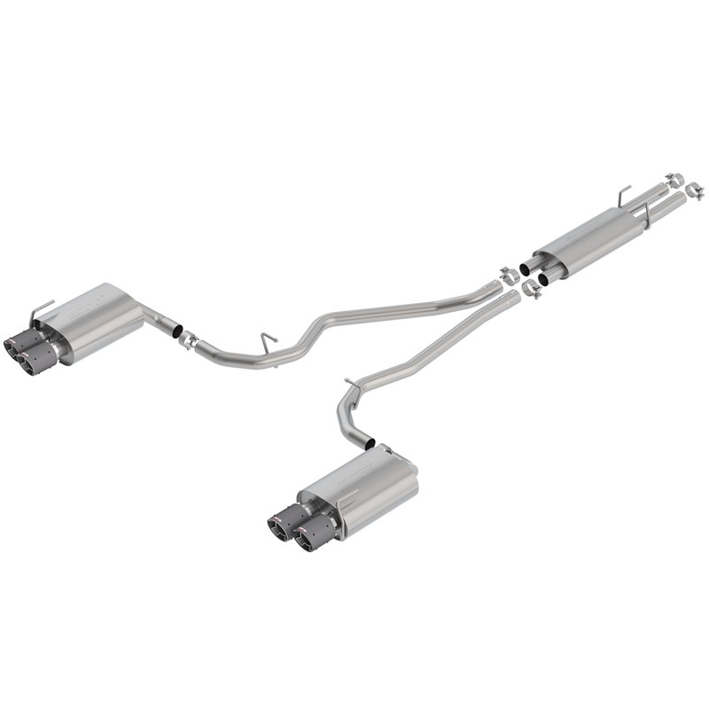 BORLA | S-Type Cat-Back™ Exhaust System - Explorer / Aviator 3.0T 2020-2020 BORLA Cat-Back Exhausts