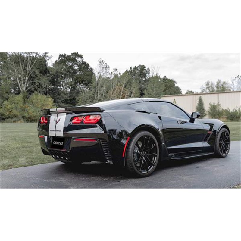 Corsa Performance | Valve-Back w Dual Mode NPP - Corvette 6.2L 2014-2019 CORSA Performance Axle-Back Exhausts