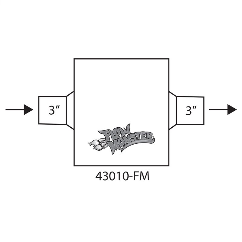 Flowmaster | FlowMonster Muffler Flowmaster Silencieux