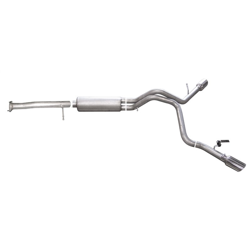 Gibson | Cat-Back Dual Extreme Exhaust Aluminized Gibson Performance Cat-Back Exhausts