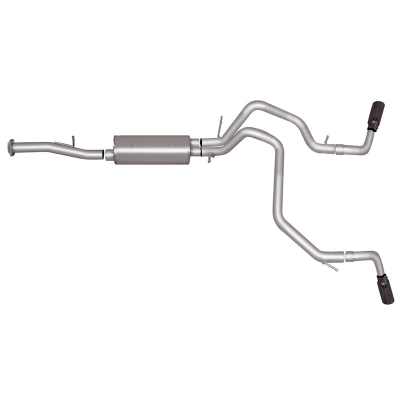 Gibson | Cat-Back Dual Extreme Exhaust Aluminized Gibson Performance Cat-Back Exhausts