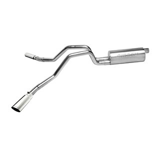 Gibson | Cat-Back Dual Extreme Exhaust Aluminized - Silverado 1500 / Sierra 1500 6.2L 2014-2018 Gibson Performance Cat-Back E...