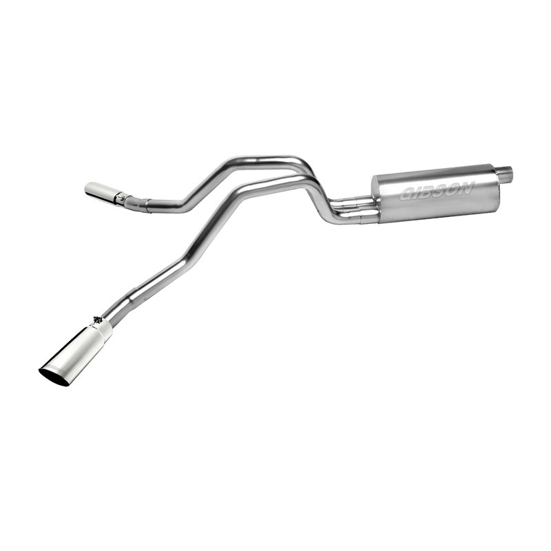 Gibson | Cat-Back Dual Extreme Exhaust Aluminized - Silverado 1500 / Sierra 1500 6.2L 2014-2018 Gibson Performance Cat-Back E...