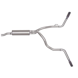 Gibson | Cat-Back Dual Extreme Exhaust Aluminized - Ram 1500 4.7L / 5.7L 2009-2018 Gibson Performance Cat-Back Exhausts