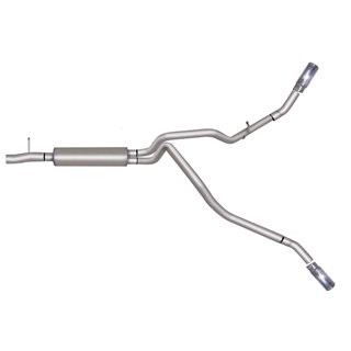 Gibson | Cat-Back Dual Extreme Exhaust Aluminized - F-250 / F-350 5.4L 2007-2009 Gibson Performance Cat-Back Exhausts