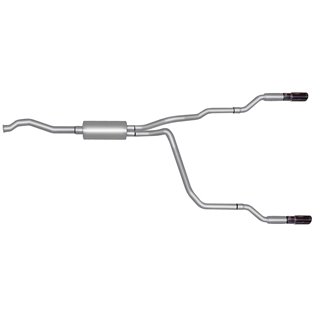 Gibson | Cat-Back Dual Split Exhaust Aluminized - Ranger / B4000 2005-2011 Gibson Performance Cat-Back Exhausts