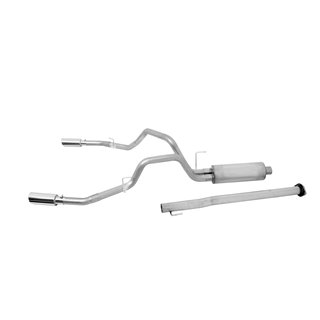 Gibson | Cat-Back Dual Split Exhaust Aluminized - F-150 2015-2020 Gibson Performance Cat-Back Exhausts