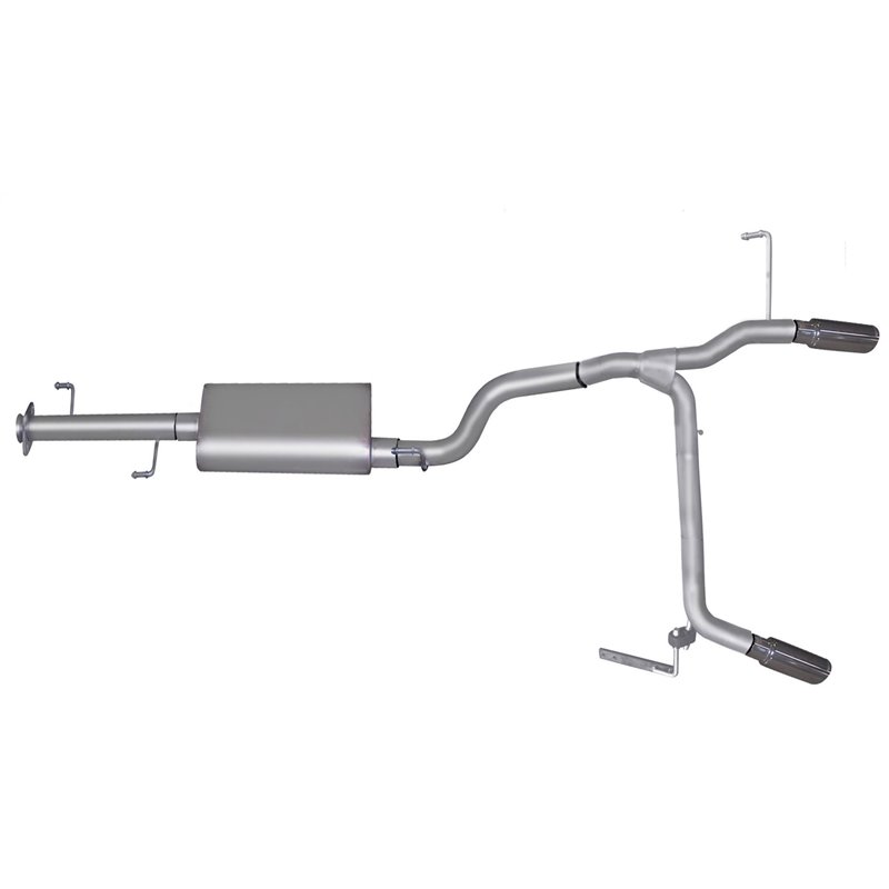 Gibson | Cat-Back Dual Split Exhaust Aluminized - FJ Cruiser Base / Trail Teams Special Edition 4.0L 2008-2014 Gibson Perform...