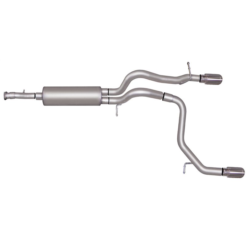 Gibson | Cat-Back Dual Split Exhaust Aluminized - H3 3.7L 2008-2010 Gibson Performance Cat-Back Exhausts