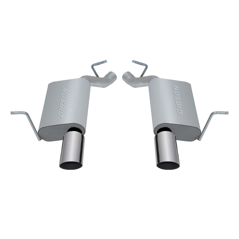 Gibson | Axle Back Dual Exhaust Aluminized - Durango 3.6L / 5.7L 2011-2022 Gibson Performance Axle-Back Exhausts