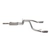 Gibson | Cat-Back Dual Split Exhaust Stainless - Nitro 4.0L 2008-2009 Gibson Performance Cat-Back Exhausts