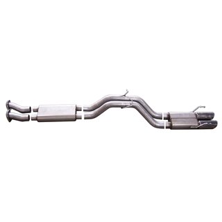 Gibson | Cat-Back Dual Exhaust Stainless - Grand Cherokee 6.1L 2008-2010 Gibson Performance Cat-Back Exhausts