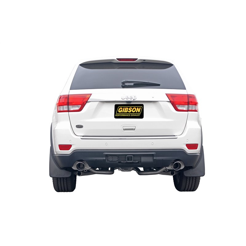 Gibson | Axle Back Dual Exhaust Stainless - Grand Cherokee 3.6L / 5.7L 2011-2020 Gibson Performance Axle-Back Exhausts