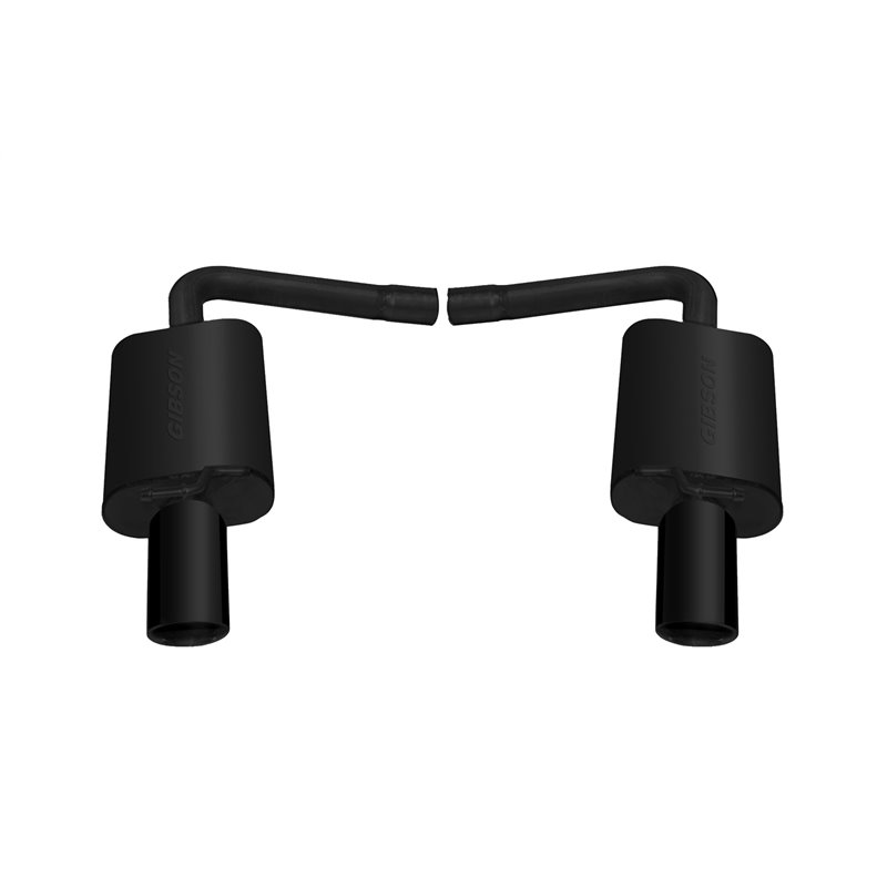 Gibson | Black Elite Axle Back Dual Exhaust Stainless - Explorer 2.0T / 3.5L 2011-2018 Gibson Performance Axle-Back Exhausts