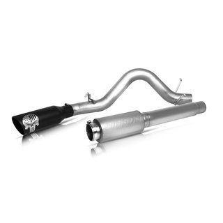 Gibson | Patriot Skull Cat-Back Single Exhaust Stainless - Silverado 1500 / Sierra 1500 6.2L 2014-2018 Gibson Performance Cat...