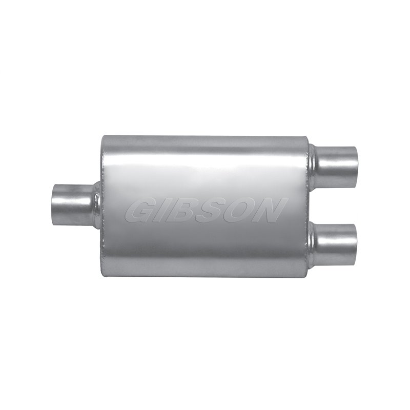 Gibson | MWA Center/Dual Oval Muffler Stainless Gibson Performance Silencieux