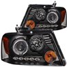 ANZO | Projector Headlight Set w/Halo - F-150 / Mark LT Base 2005-2008 Anzo USA Projector Headlight