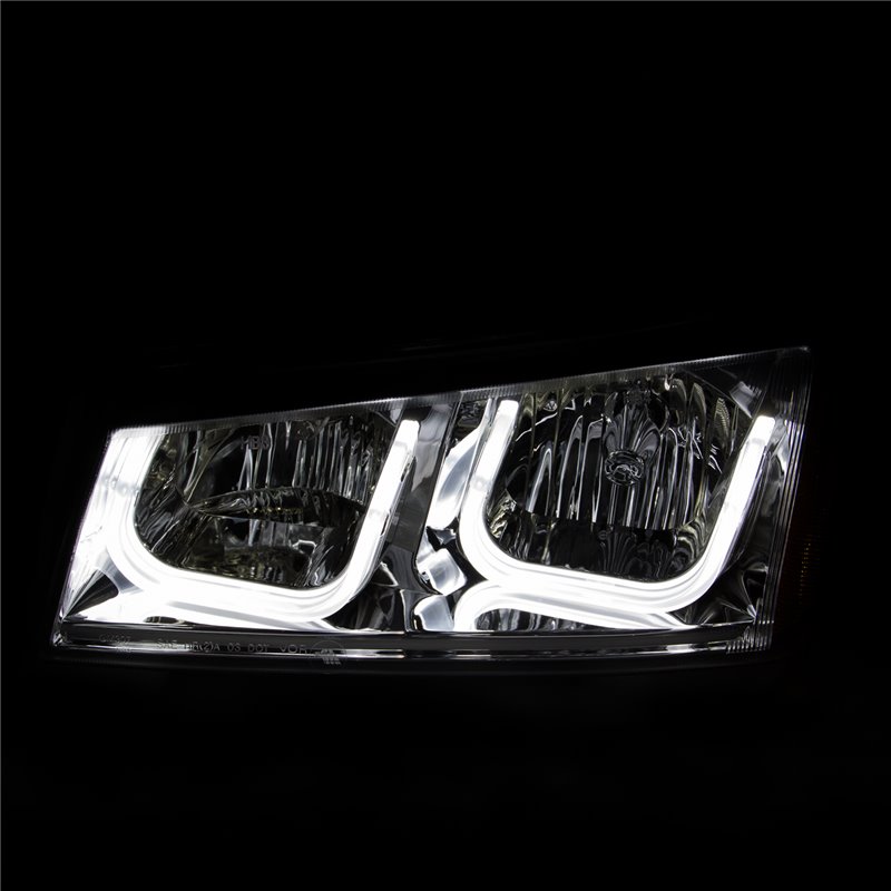 ANZO | Projector Headlight Set - Chevrolet 2003-2007 Anzo USA Headlights