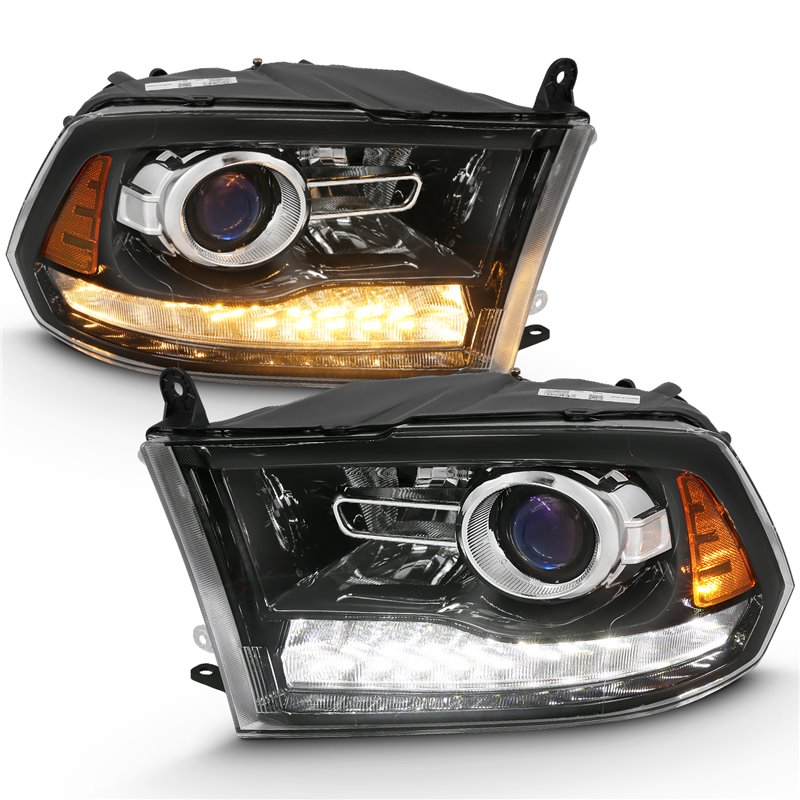ANZO | Projector Headlight Set w/Halo - Ram 1500 / 2500 / 3500 2009-2018 Anzo USA Projector Headlight