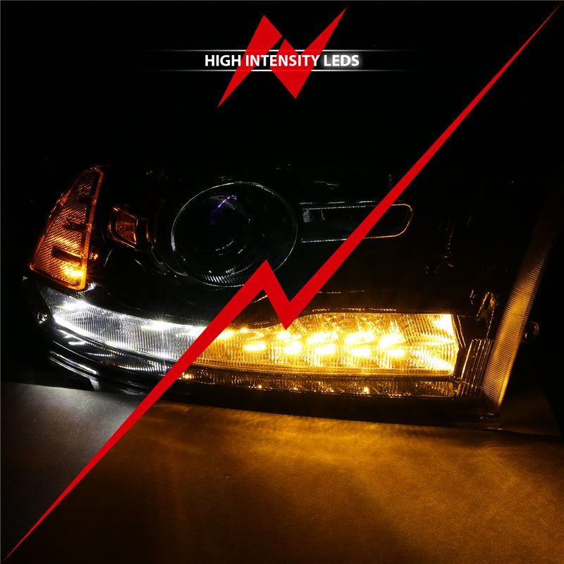 ANZO | Projector Headlight Set w/Halo - Ram 1500 / 2500 / 3500 2009-2018 Anzo USA Projector Headlight