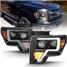 ANZO | Projector Headlight Set - F-150 2009-2014 Anzo USA Projector Headlight