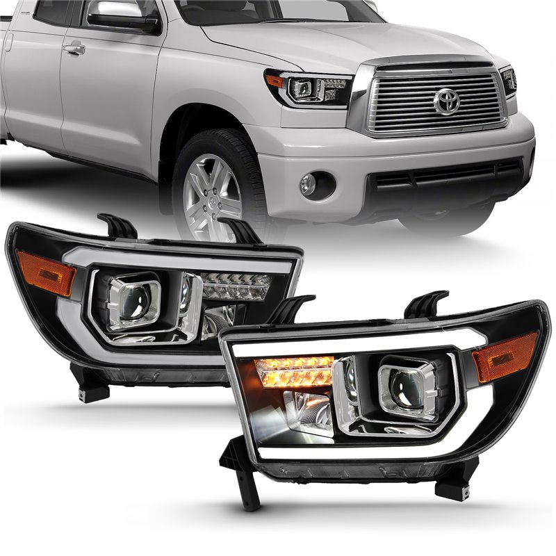 ANZO | Projector Headlight Set - Sequoia / Tundra 2007-2016 Anzo USA Projector Headlight