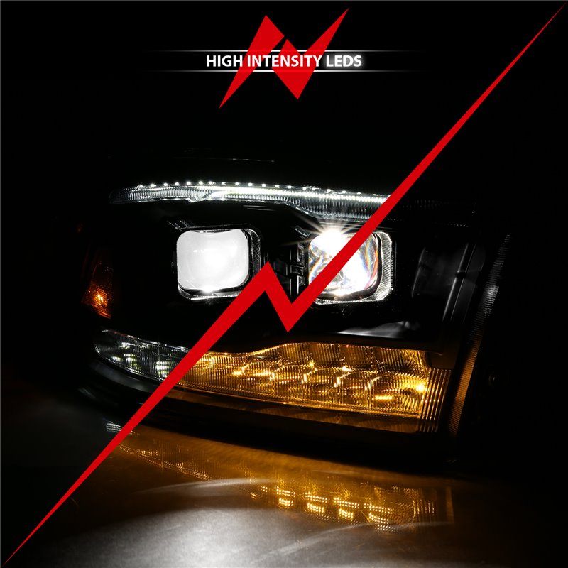 ANZO | LED Projector Headlight - Ram 1500 / 2500 / 3500 2009-2018 Anzo USA Projector Headlight