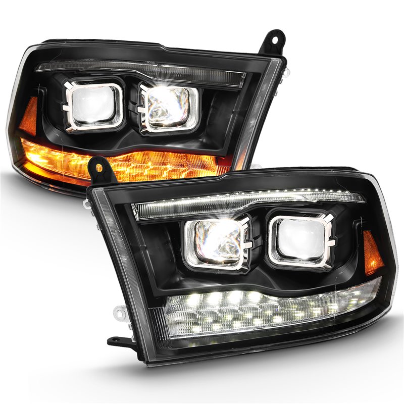 ANZO | LED Projector Headlight - Ram 1500 / 2500 / 3500 2009-2018 Anzo USA Projector Headlight
