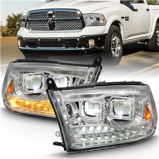 ANZO | LED Projector Headlight - Ram 1500 / Classic / 2500 / 3500 2009-2023 Anzo USA Headlights