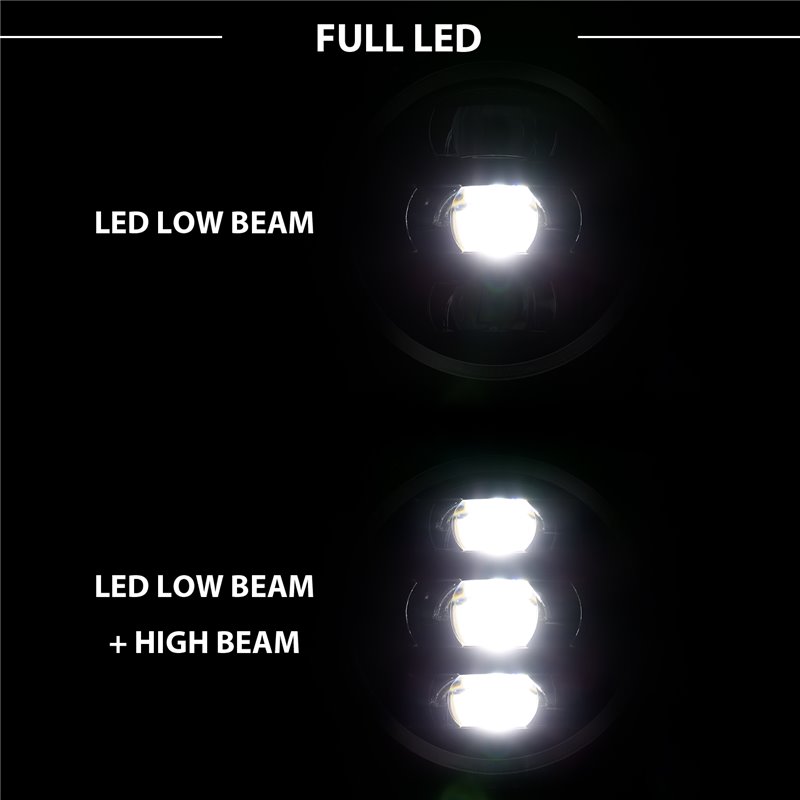 ANZO | LED Projector Headlight - Wrangler (JL) 2018-2022 Anzo USA Projector Headlight